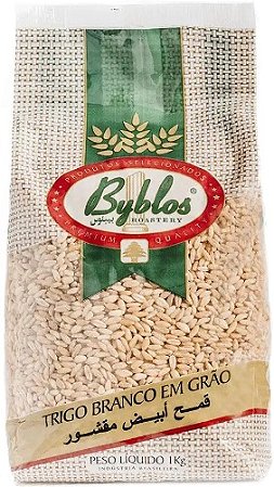 Trigo Libanês Branco em Grão 1kg Byblos