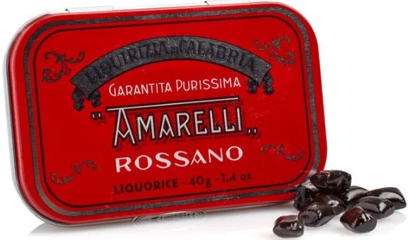 Pedaços de Alcaçuz Rossano 40g Amarelli