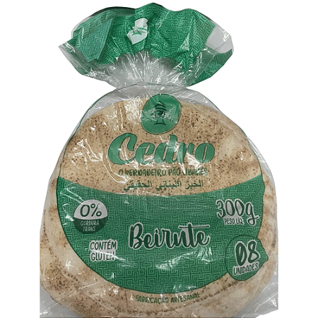 Pão Sirio Beirute 325g Cedro