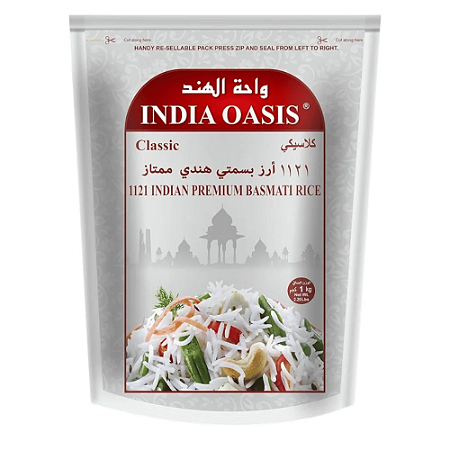 Arroz Basmati Indiano Premium 1kg Oasis