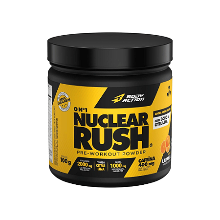 Nuclear Rush Sabor Laranja 100g BodyAction