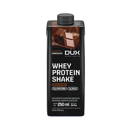 Whey Protein Shake Sabor Chocolate 250ml Dux Nutrition