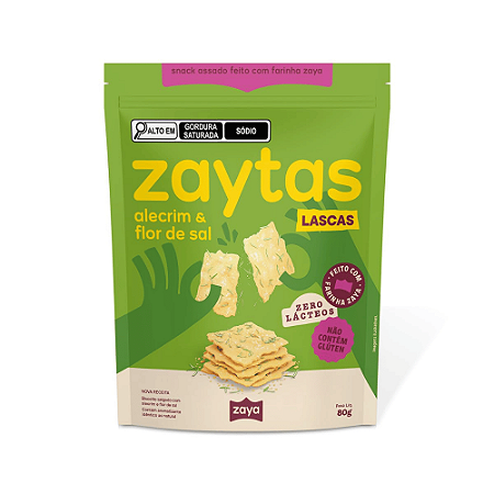 Biscoitos Alecrim e Flor de Sal 80g Zaytas