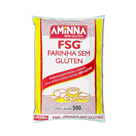 Farinha Sem Glúten FSG 500g Aminna