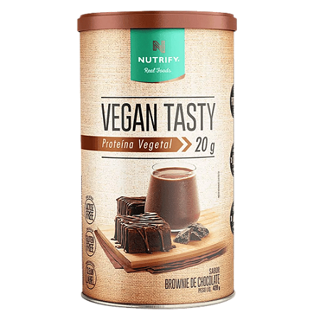 Vegan Tasty Sabor Brownie de Chocolate 420g Nutrify