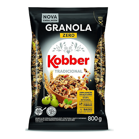Granola Zero Açúcar 800g Kobber
