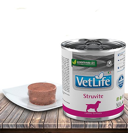 Ração Úmida Farmina Vet Life Natural Canine Wet Struvite para Cães Adultos com distúrbios urinários de estrutiva - 300Gr