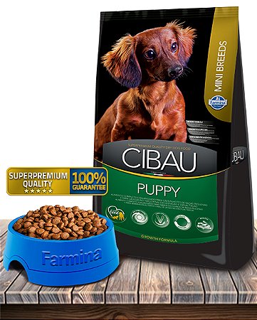 Ração Seca Farmina Cibau Puppy Mini Breeds para Cães Filhotes Raças Pequenas - 10,1kg