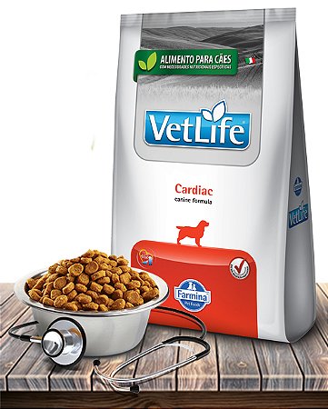 Ração Seca Farmina Vet Life Natural Cardiac para Cães com Insuficiência Cardíaca - 2kg