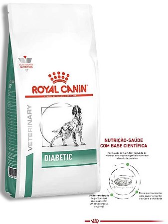 Ração Royal Canin Diabetic Cães Adultos com diabetes - 10,1kg