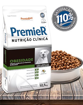 Ração Seca PremieRPet Nutrição Clínica Obesidade para Cães Adultos Médio e Grande Porte - 10,1 Kg