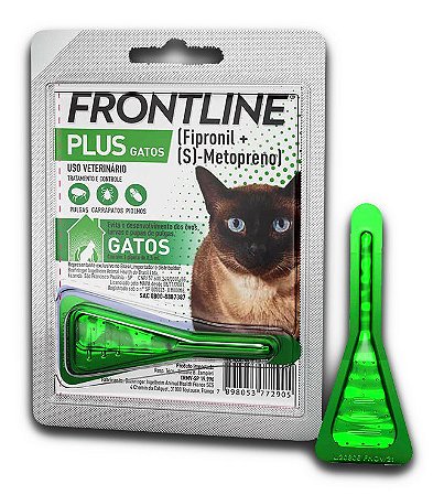 Frontline Plus para Gatos - Antipulgas e Carrapatos