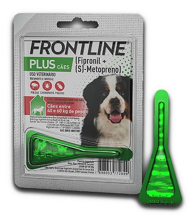 Frontline Plus para Cães de 40 a 60 Kg - Antipulgas e Carrapatos