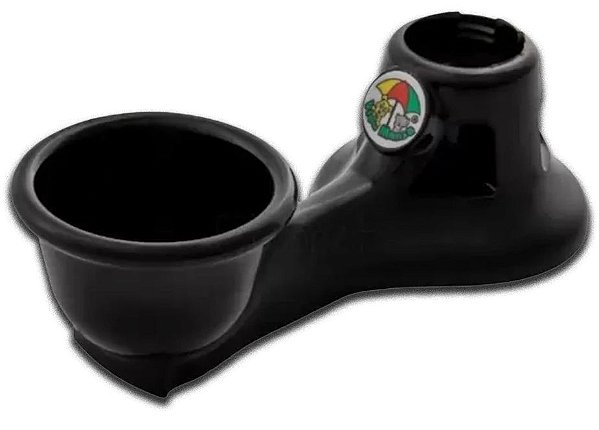 Bebedouro Vida Mansa Mini Portátil para Viagem e Lazer Pet - Cor Preta
