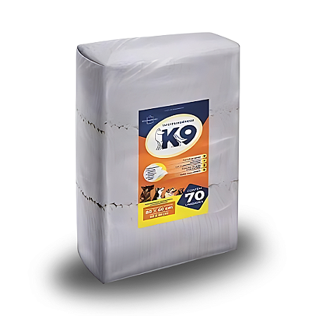 Tapete Higienico Pet K9 70 Un - 80 X 60 CM