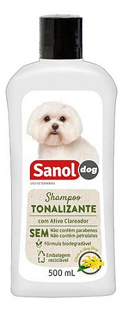 Sanol Dog Shampoo Tonalizante 500 Ml