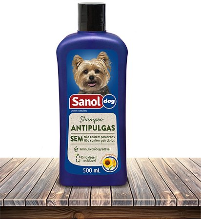 Shampoo Sanol Dog Antipulgas - 500ml
