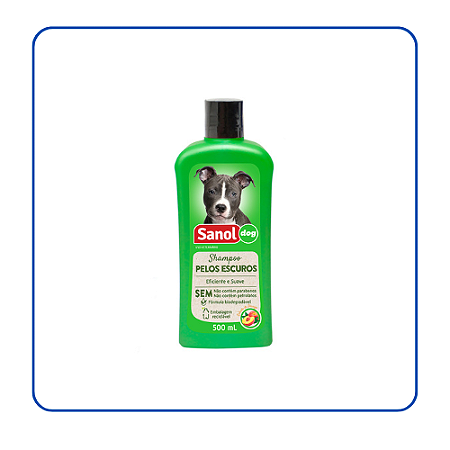 Shampoo Sanol Dog Pelos Escuros - 500ml