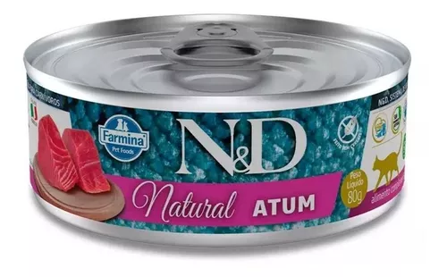 Ração Úmida ND Wet Ocean Atum para Gatos Adultos - 80Gr