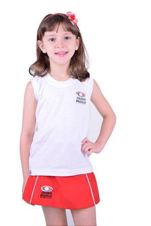 (A) BRA005 - Camiseta Cavada - M/Malha (Ed Infantil / Fundamental)