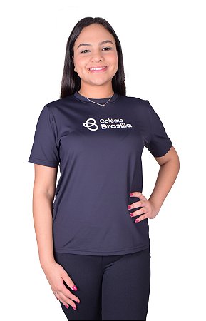 (A) BRA051- Camiseta M/curta - Preto - (Ensino Médio)