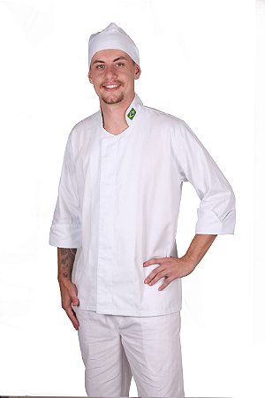 Dolmã C/Botão de Pressão - Brim