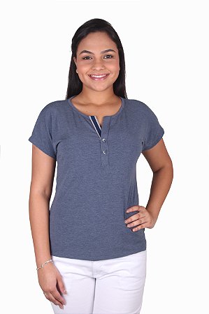 Camisa Polo Feminina M/Curta M/M - GEN284