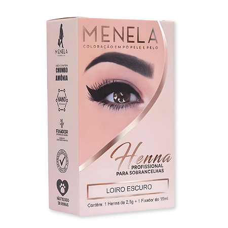 Kit Henna Menela Loiro Escuro