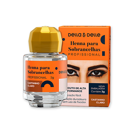 Henna Della & Delle Castanho Claro 3g