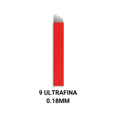 Lâmina Para Tebori 9 Flex Ultrafina 0.18mm