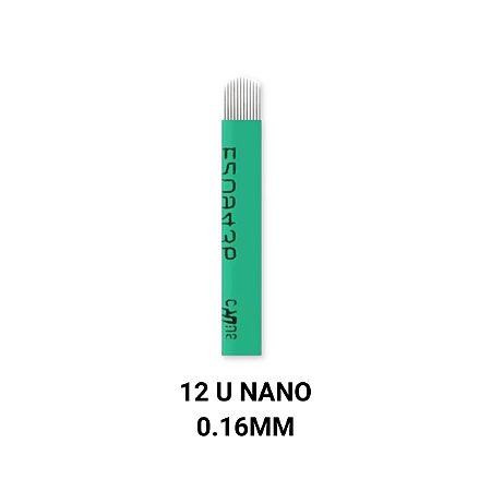 Lâmina Para Tebori 12 U Nano 0.16mm