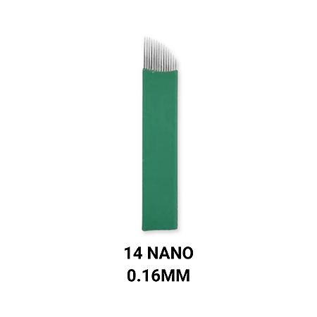 Lâmina Para Tebori 14 Flex Nano 0.16mm