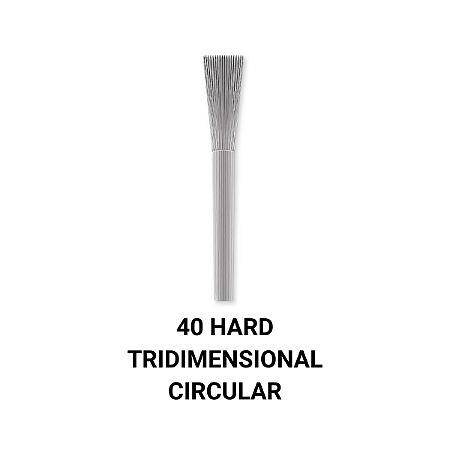 Lâmina Para Tebori 40 Hard Tridimensional Circular