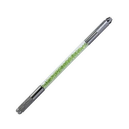 Tebori Cristal Verde 2 Pontas