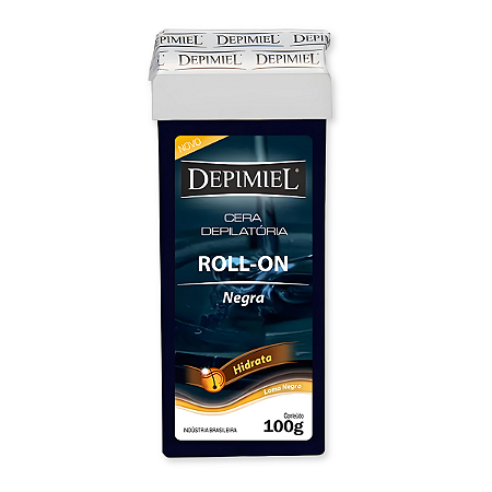 Cera Roll-on Negra 100g Depimiel