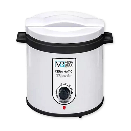 Aquecedor Cera Matic Titânio Preto Com Refil Mega Bell