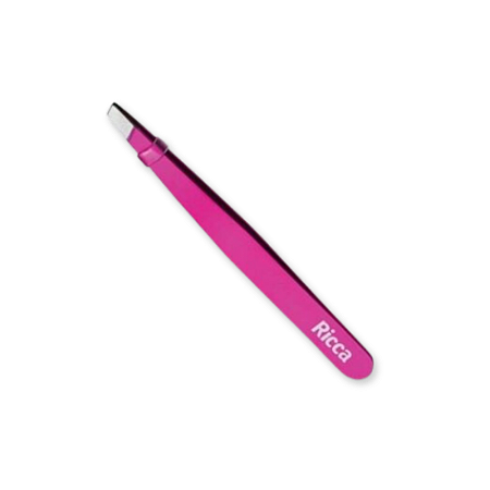 Pinça Ponta Reta Ricca 935 Collors Rosa Ref. R23