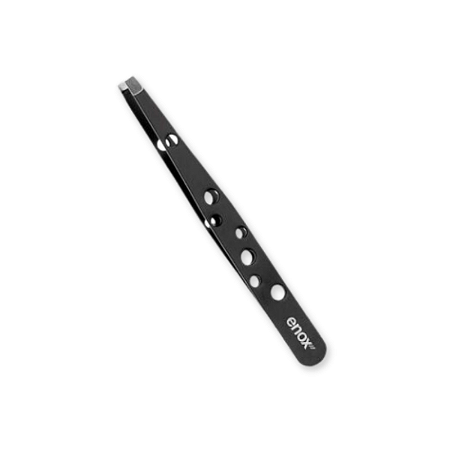 Pinça Ponta Reta Enox Black 667 Ref. R33