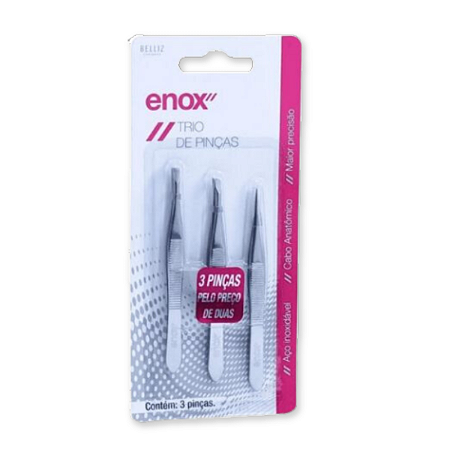 Kit Trio de Pinças Enox