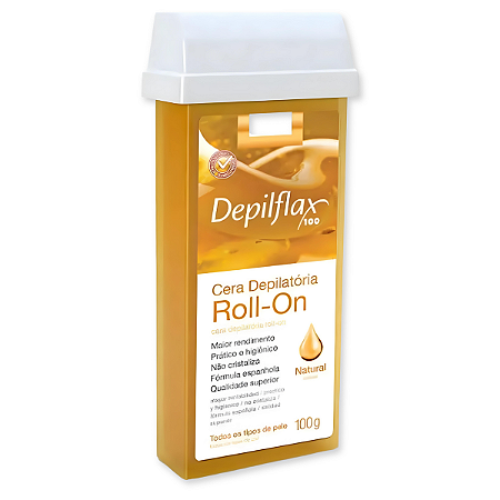 Cera Roll-on Natural 100g Depilflax