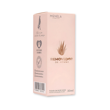 Removedor de Henna 30ml Menela