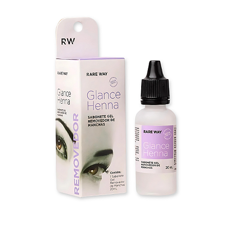 Sabonete Removedor em Gel 20ml Glance Care Rare Way
