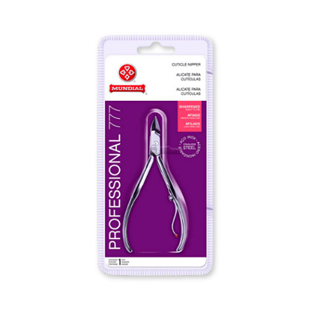 Alicate de Cutícula 777 Professional Aço Inox Mundial