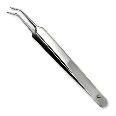 Pinça Para Alongamento de Cílios Klass Vough TW121 Ref. C45