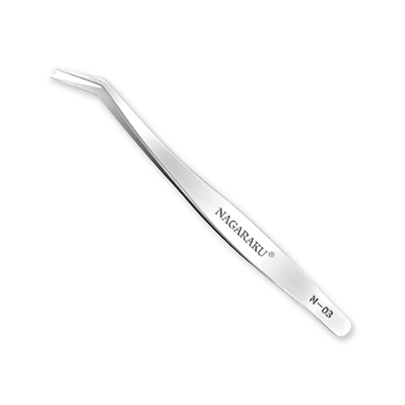 Pinça Para Alongamento de Cílios Nagaraku N-03 Ref. C43