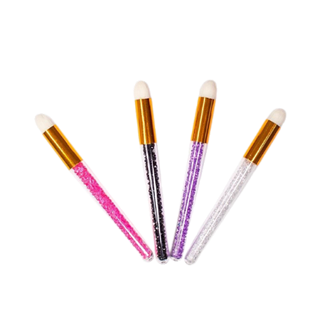 Pincel Higienizador Com Glitter Cores Variadas