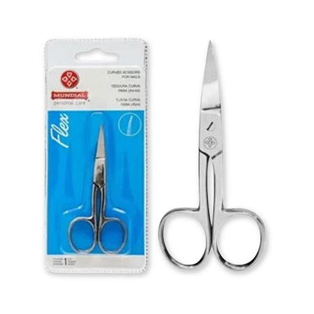 Tesoura de Unha Flex Reta BC-322 Mundial