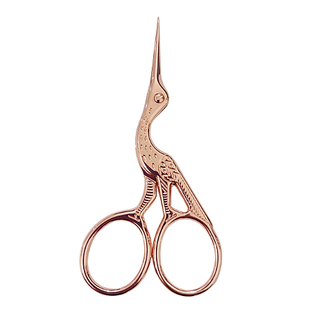 Tesoura Garça Rose Gold
