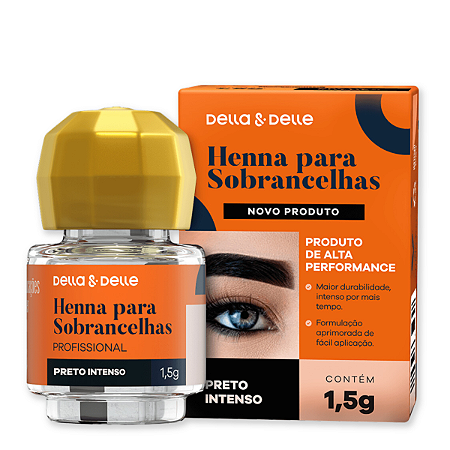 Henna Della & Delle Preto Intenso 1,5g