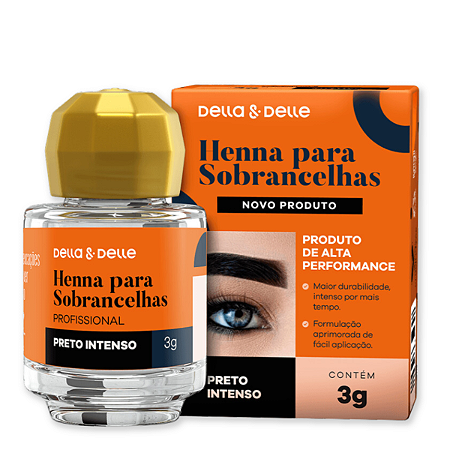 Henna Della & Delle Preto Intenso 3g